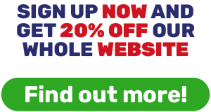 Sign up NOW and get 20% OFF our whole website
