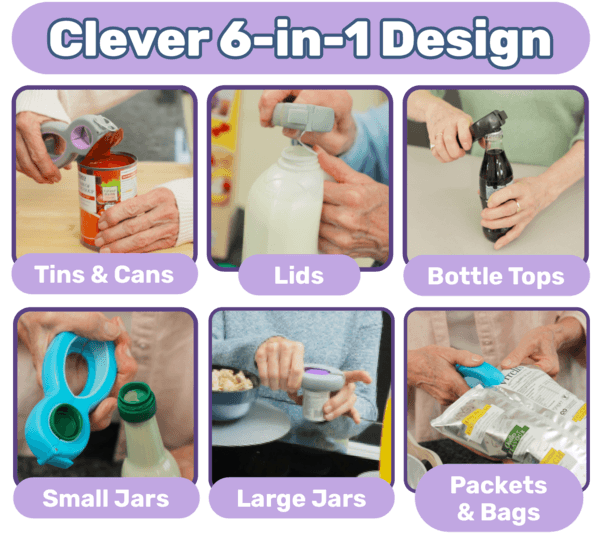 Clever 6-in-1 Design
