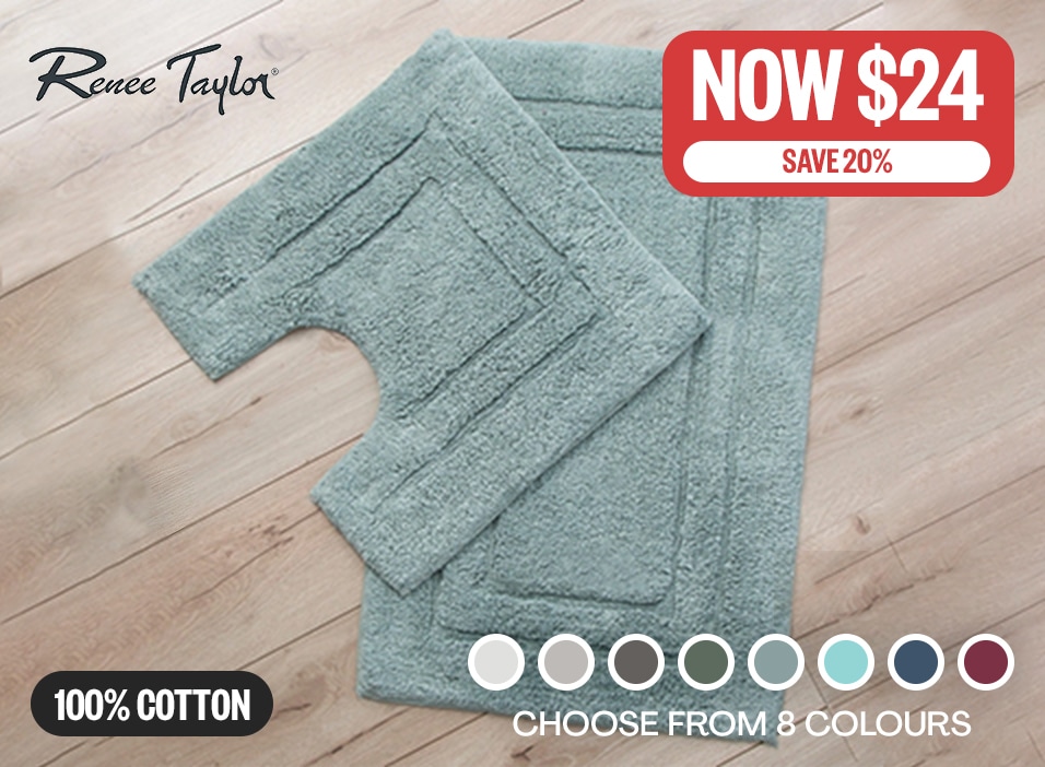 Now $24 | Logo: Renee Taylor | Badge: 100% Cotton | *Colour Swatches: Choose From 8 Colours