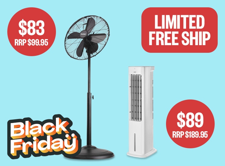 BFME: Limited Free Ship | (Tower Cooler RRP $189.95 | $89) (Fan RRP $99.95 | $83)