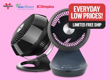 Everyday Low Prices! | Limited Free Ship | Logos: Vornado, Ausclimate, Dimplex