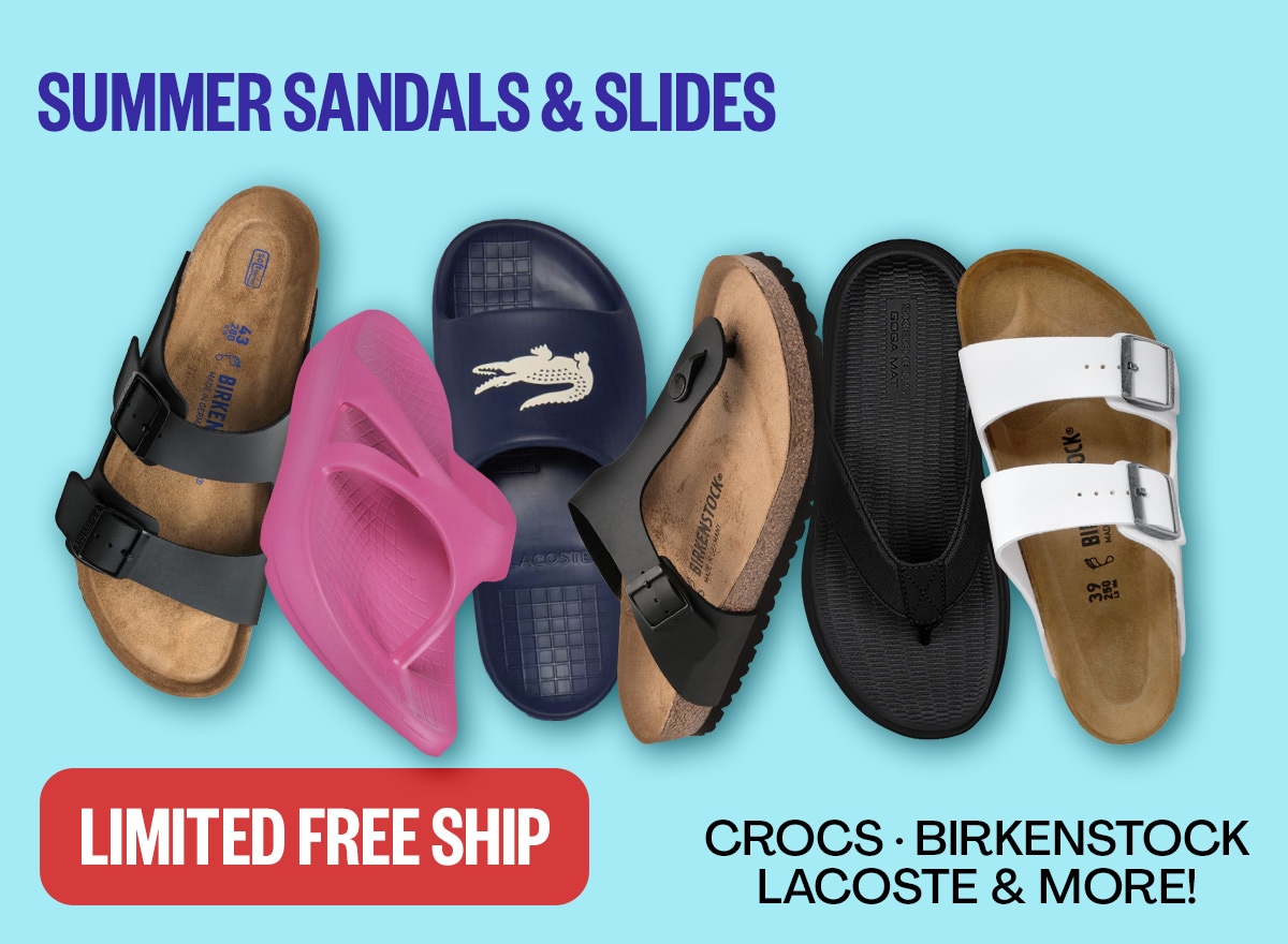 Limited Free Ship! | Text not logos: Crocs, Birkenstock, Lacoste & More!