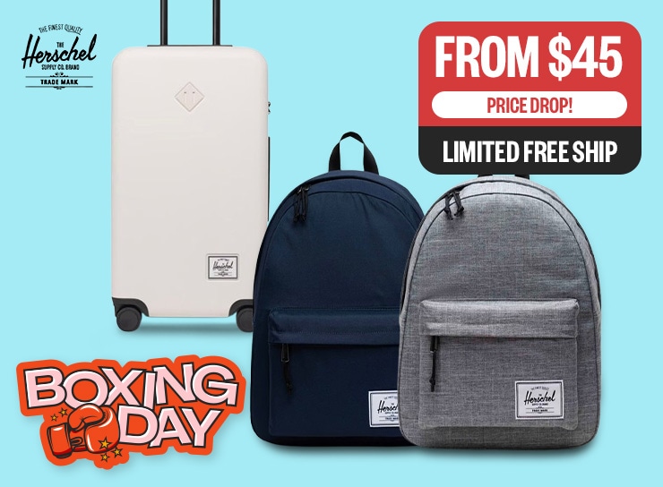 BOXING DAY EA: [R] Price Drop! | From $45 | Limited Free Ship | Logo: Herschel