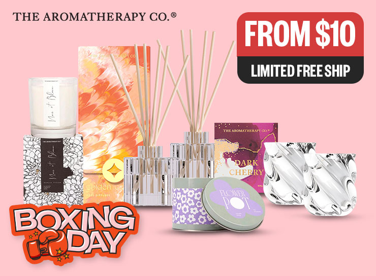 BOXING DAY: From $10 | Limited Free Ship | Logo: Aromatherapy co.