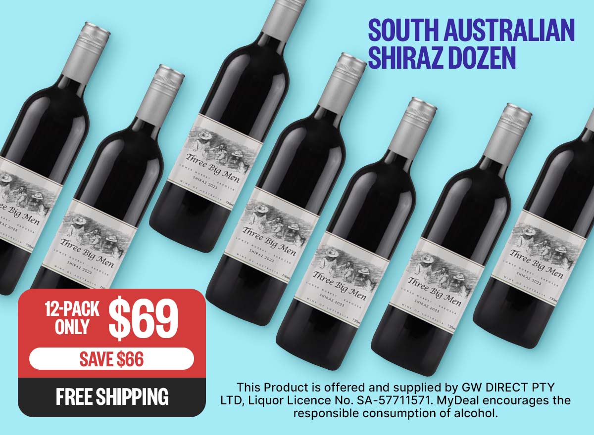 12-Pack Only $69 | Save $66 | Free Shipping | Fineprint: This Product is offered and supplied by GW DIRECT PTY LTD, Liquor Licence No. SA -57711571. MyDeal encourages the responsible consumption of alcohol.