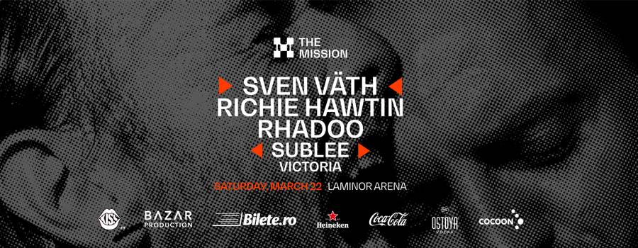 the mission pres sven vath richie hawtin rhadoo sublee victoria 22 martie 2025 laminor arena bucuresti html