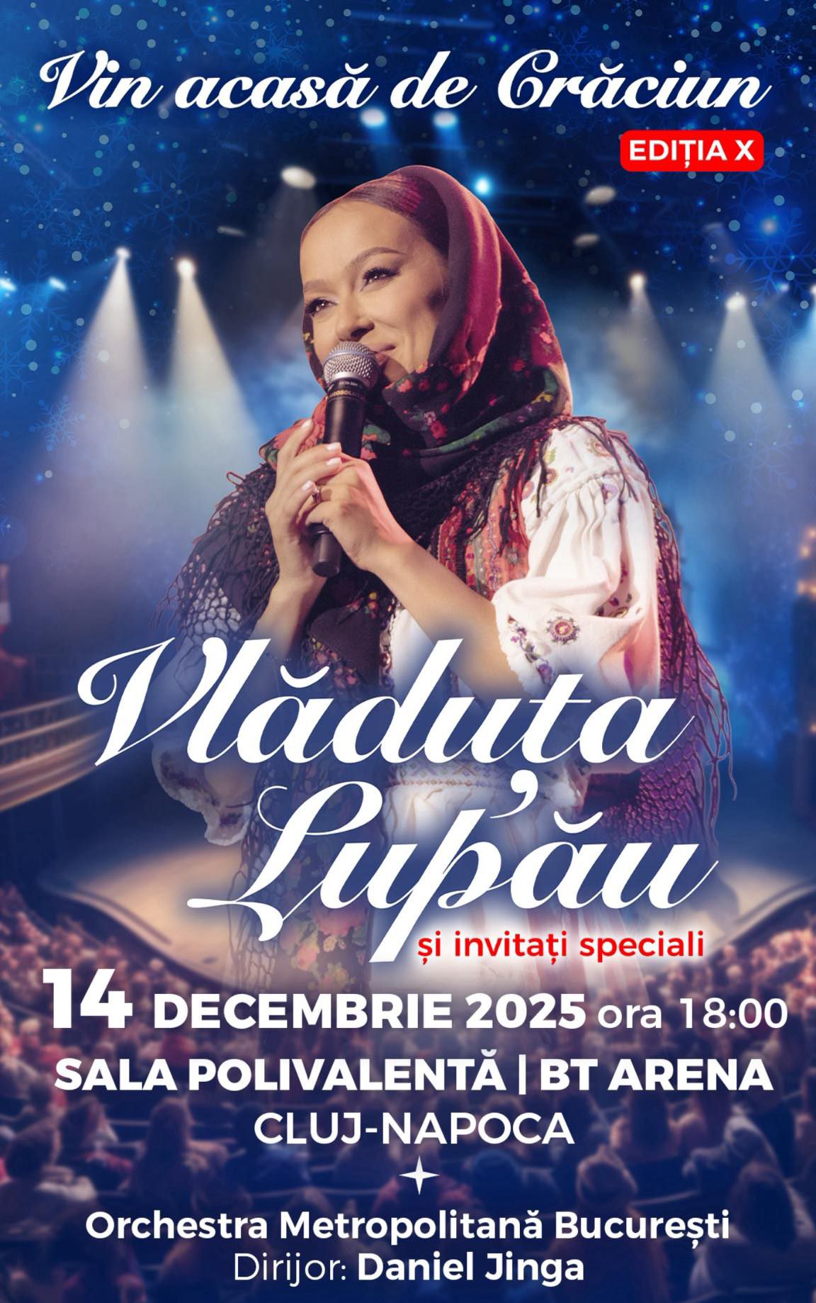 vladuta lupau vin acasa de craciun 14 decembrie 2025 bt arena sala polivalenta cluj napoca html