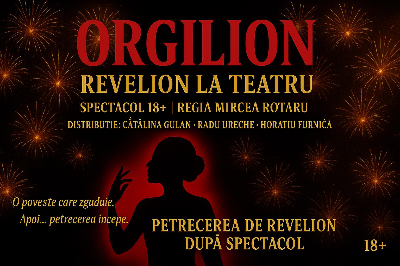 orgilion revelion la teatru 31 decembrie 2025 teatrul infinit bucuresti html