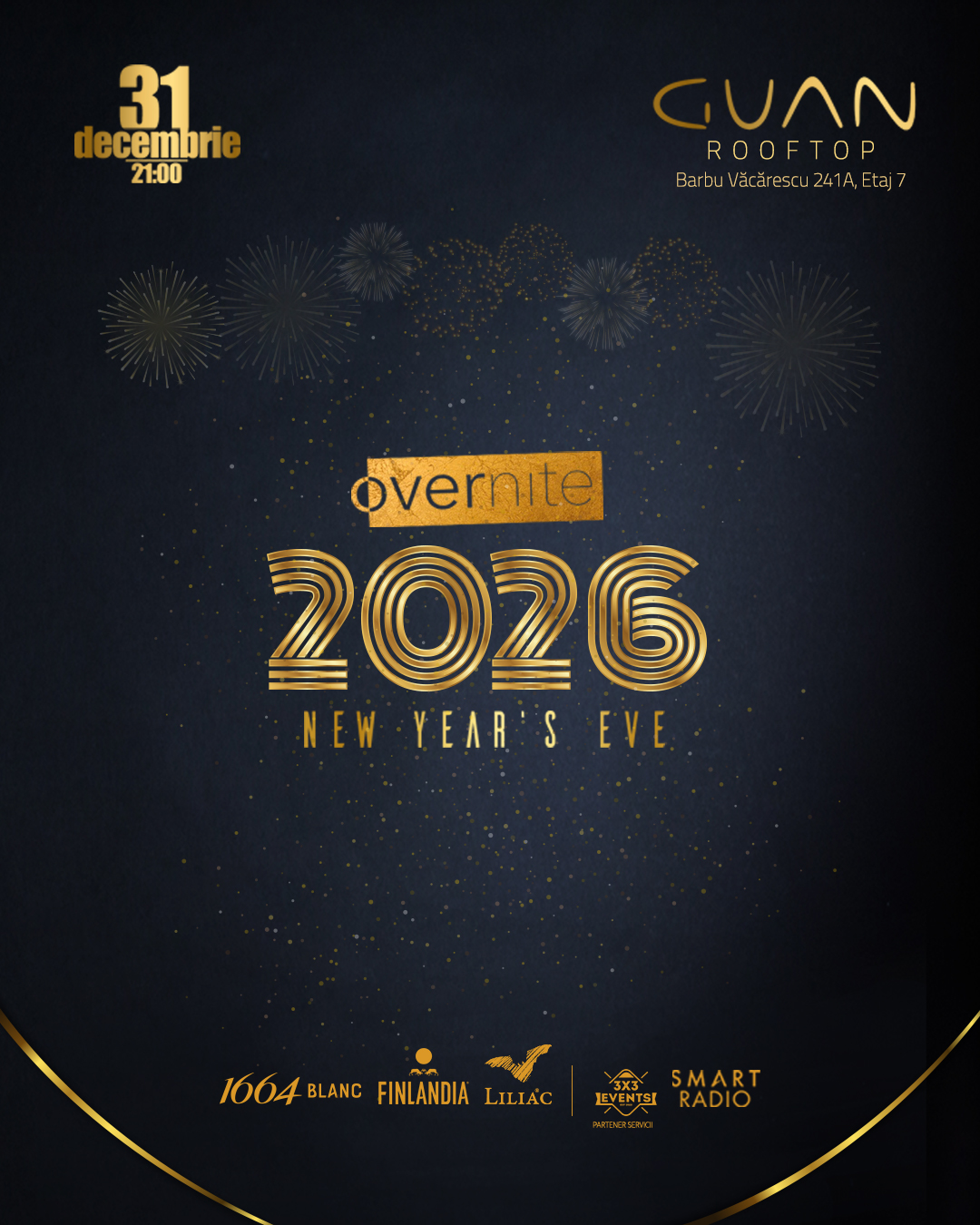 overnite 2026 new year s eve 31 decembrie 2025 guan rooftop bucuresti html