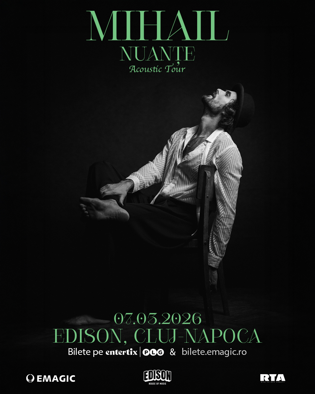 concert mihail nuane acoustic tour cluj napoca 7 martie 2026 edison house of music cluj napoca html