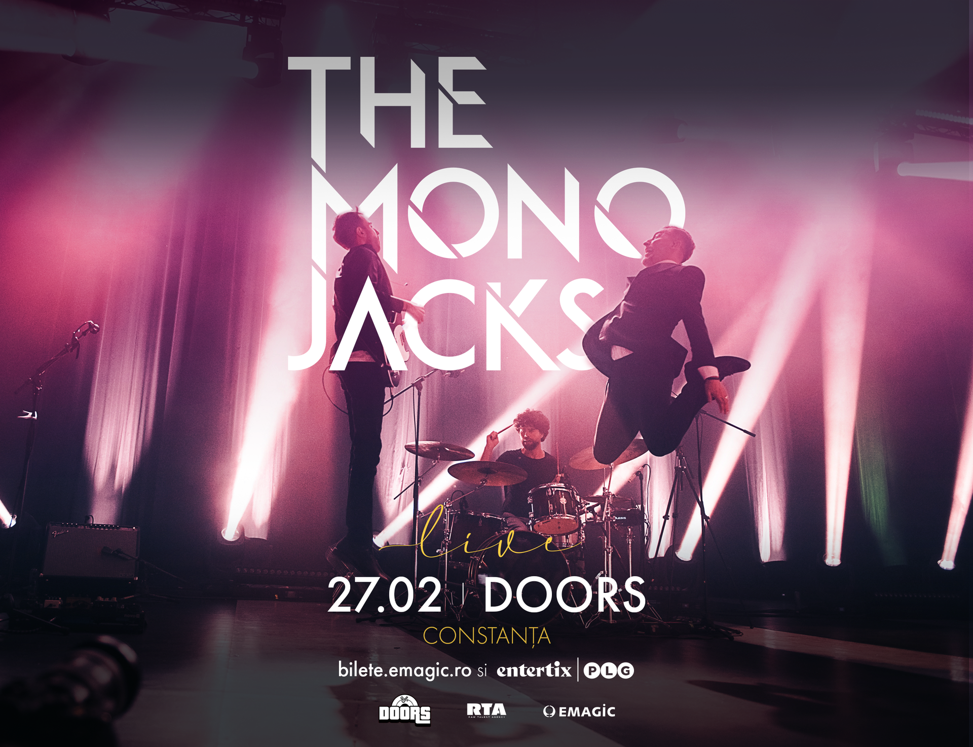 the mono jacks concert live la doors constanta 27 februarie 2026 club doors constanta html