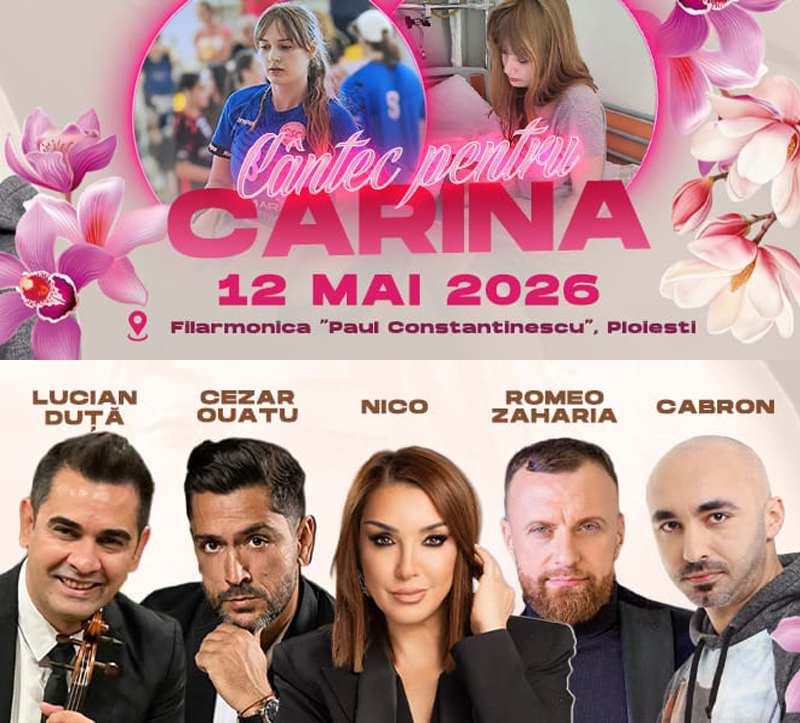 cntec pentru carina speran pe note muzicale 12 mai 2026 filarmonica paul constantinescu sala ion baciu ploiesti html