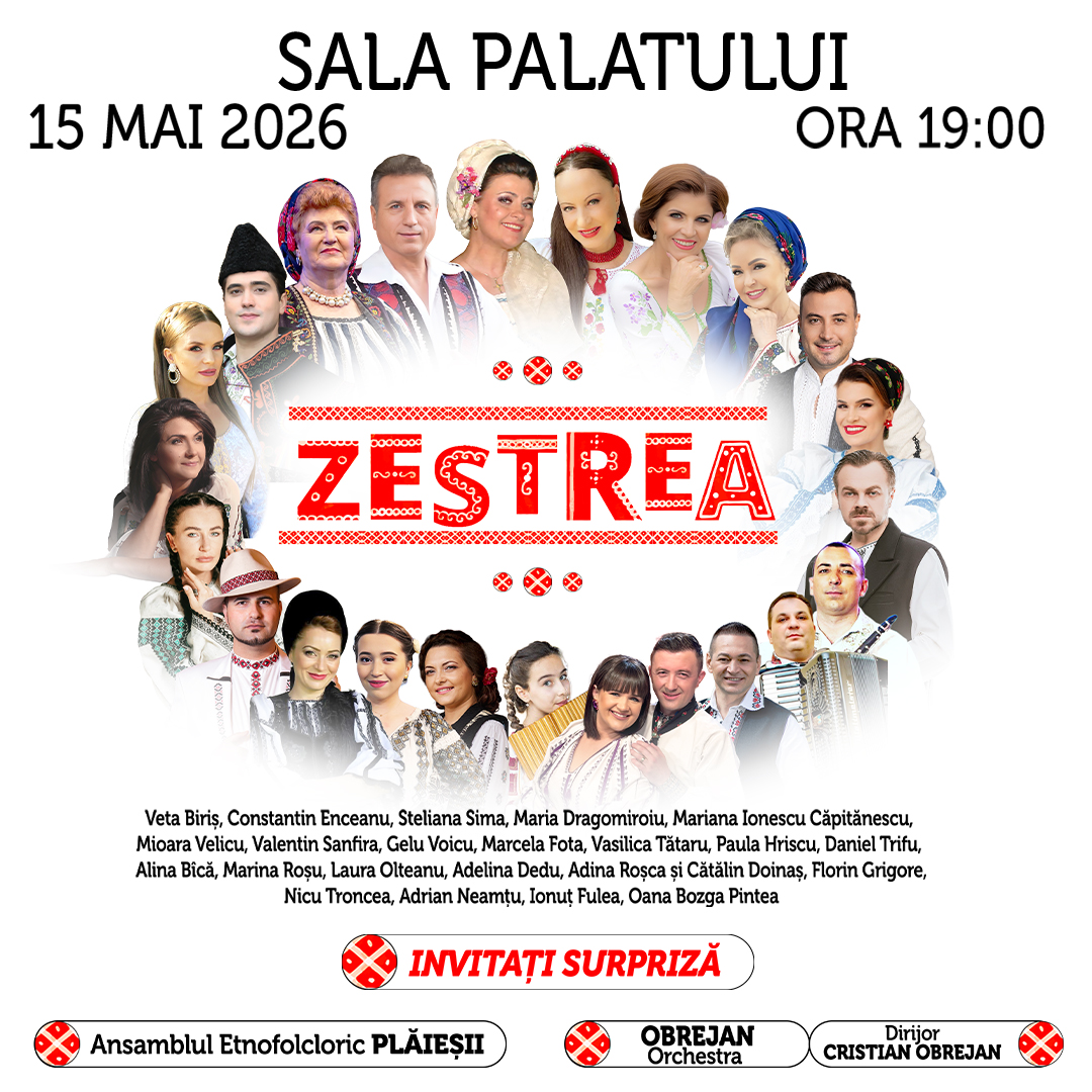 zestrea 15 mai 2026 sala palatului bucuresti html