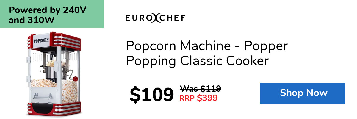 Popcorn Machine - Popper Popping Classic Cooker