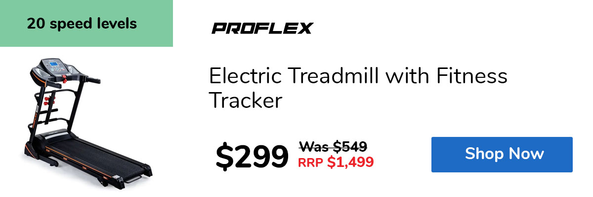 Electric Treadmill with Fitness Tracker