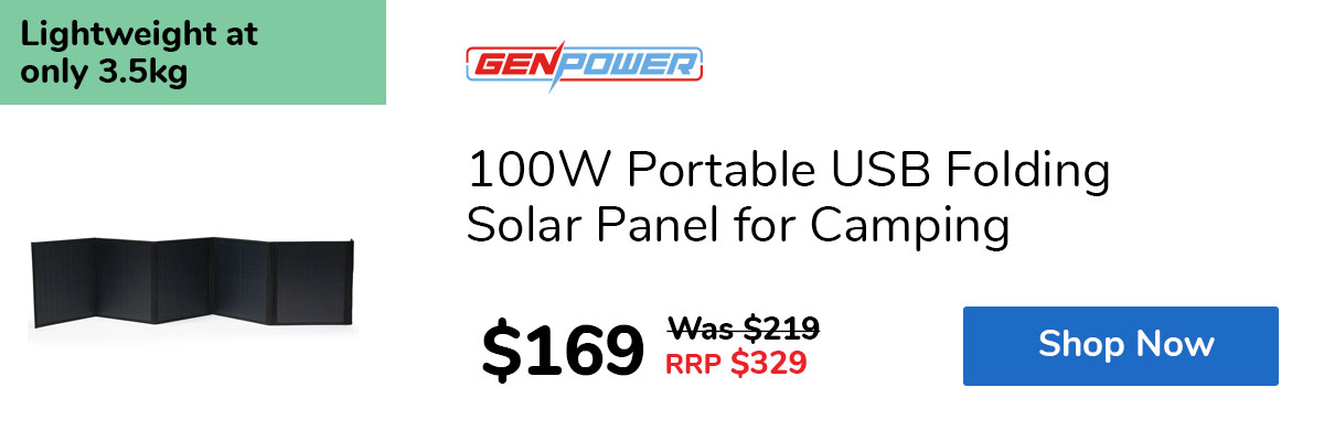 100W Portable USB Folding Solar Panel for Camping