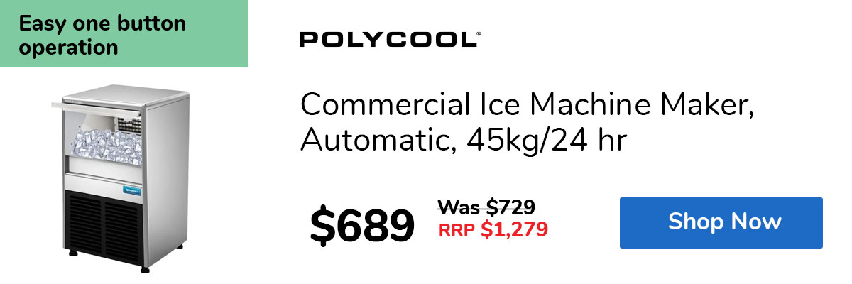 Commercial Ice Machine Maker, Automatic, 45kg/24 hr