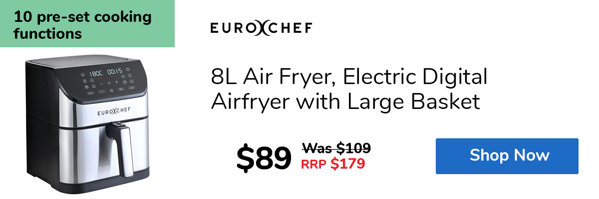 8L Air Fryer, Electric Digital Airfryer with Large Basket