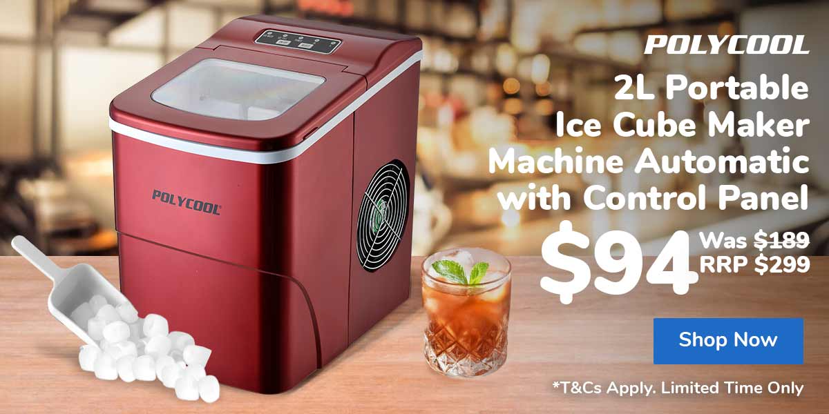 2L Portable Ice Cube Maker Machine Automatic with Control Panel