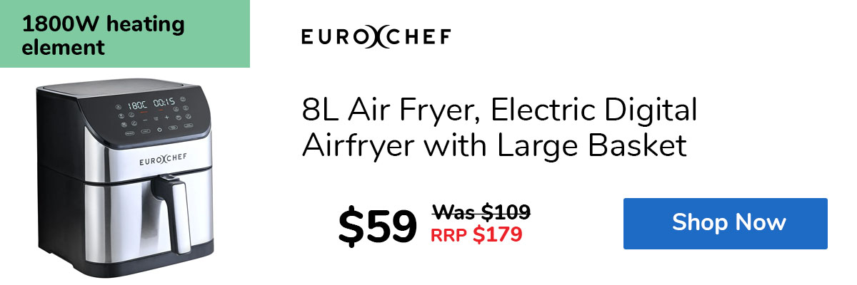 8L Air Fryer, Electric Digital Airfryer with Large Basket