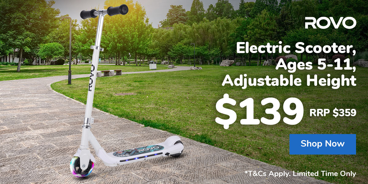 Electric Scooter, Ages 5-11, Adjustable Height