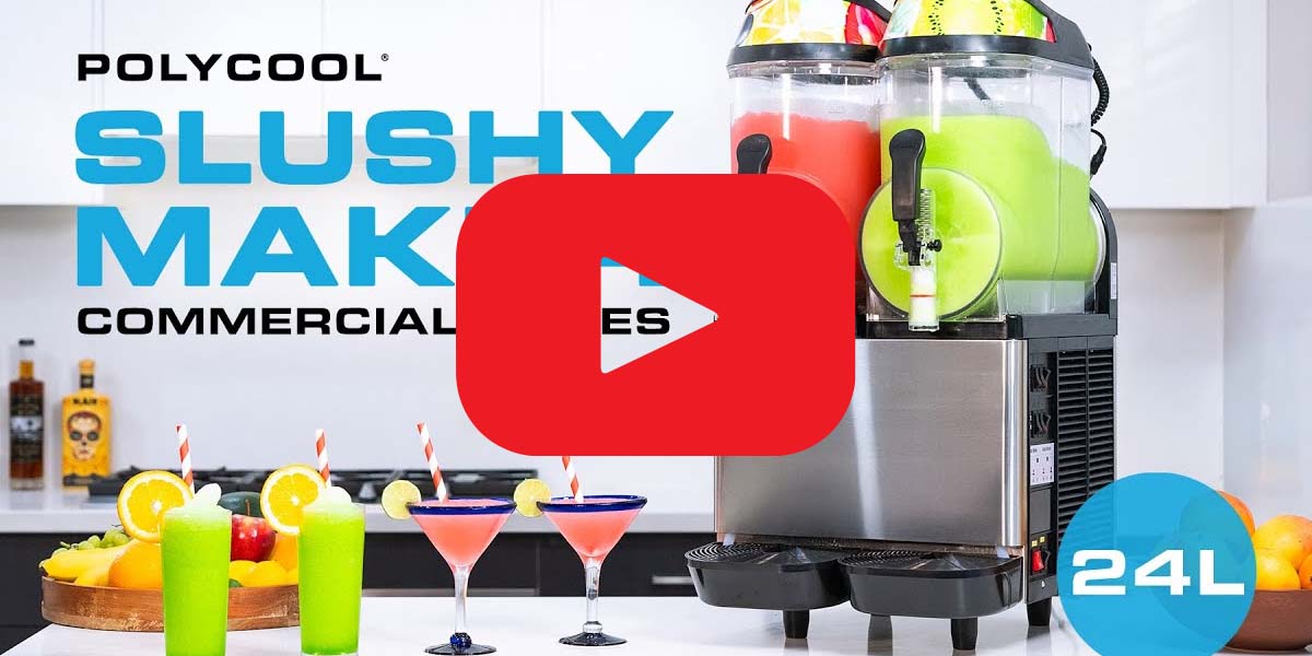 Polycool 24L Commercial Double Tank Slushie Machine