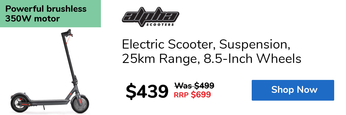 Electric Scooter, Suspension, 25km Range, 8.5-Inch Wheels