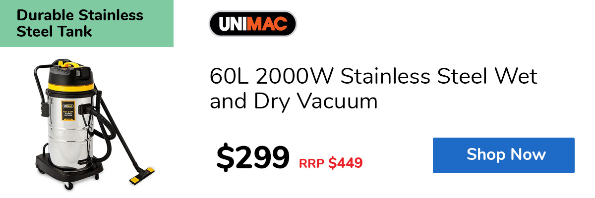 60L 2000W Stainless Steel Wet and Dry Vacuum