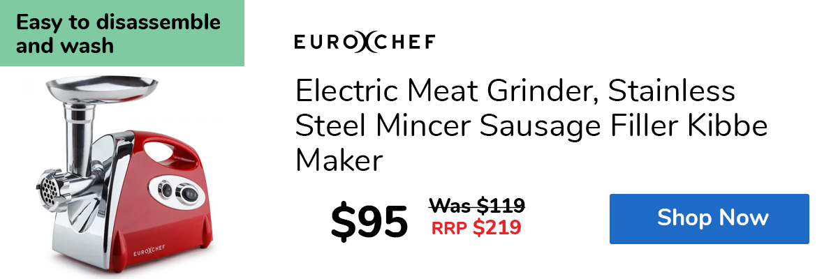 Electric Meat Grinder, Stainless Steel Mincer Sausage Filler Kibbe Maker