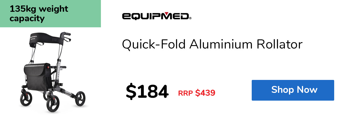 Quick-Fold Aluminium Rollator