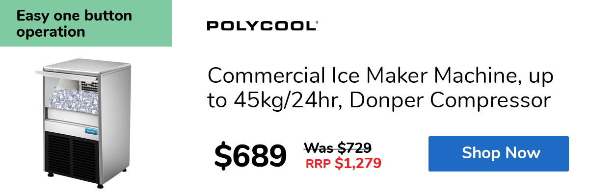 Commercial Ice Maker Machine, up to 45kg/24hr, Donper Compressor