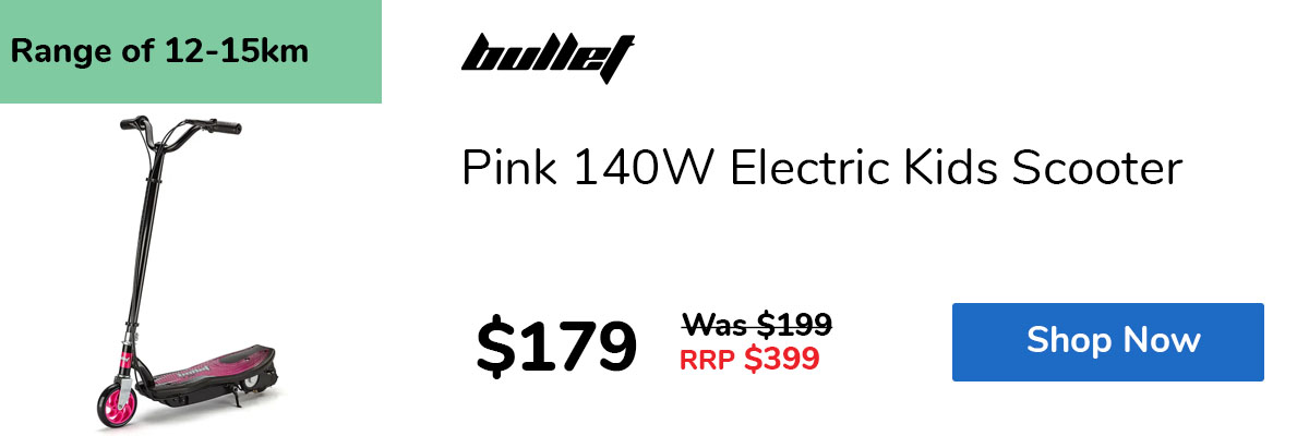Pink 140W Electric Kids Scooter