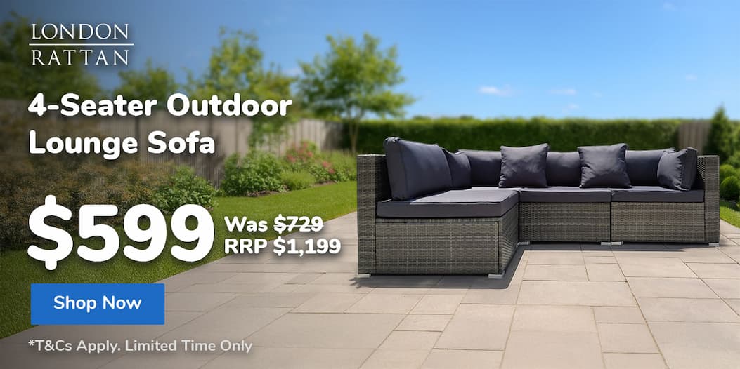 4-Seater Modular Outdoor Lounge Sofa