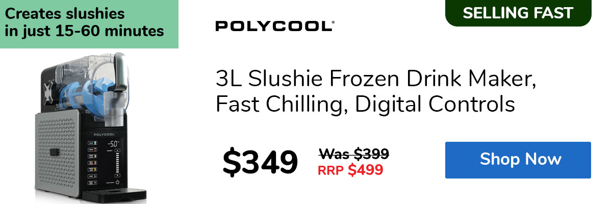 3L Slushie Frozen Drink Maker, Fast Chilling, Digital Controls