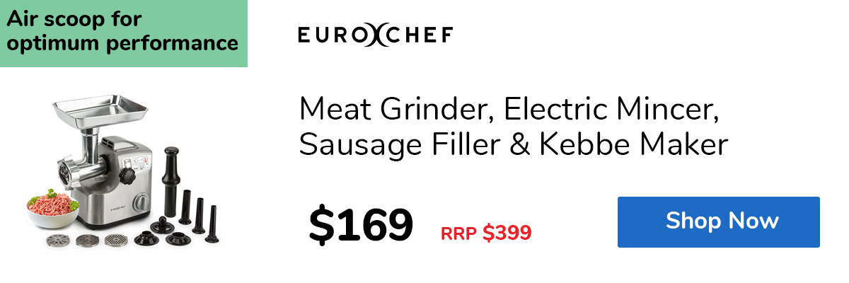 Meat Grinder, Electric Mincer, Sausage Filler & Kebbe Maker