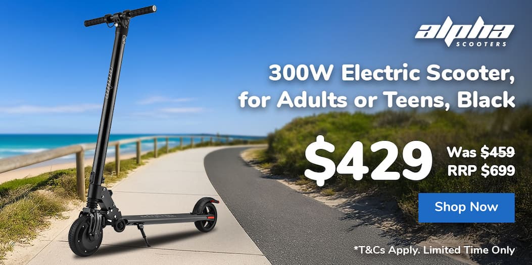 300W 10Ah Electric Scooter, for Adults or Teens, Black