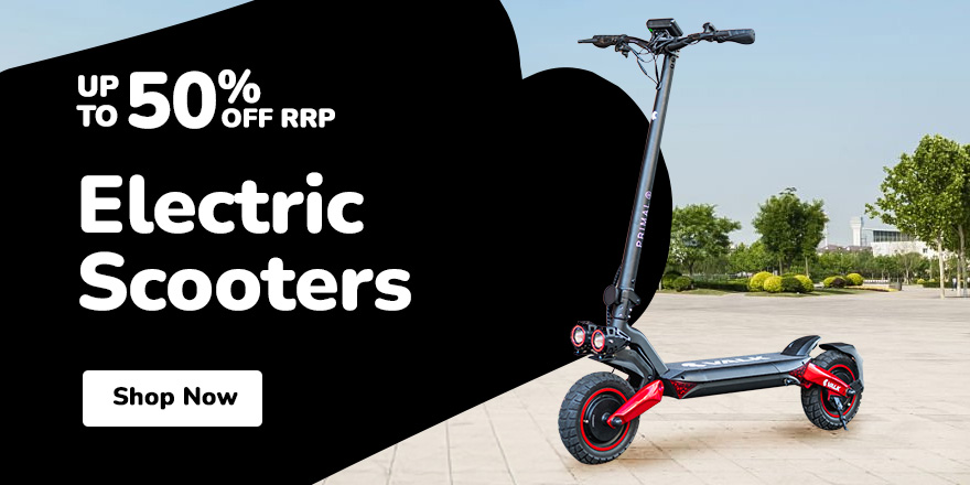 ELECTRIC SCOOTERS UP TO 50% OFF RRP
