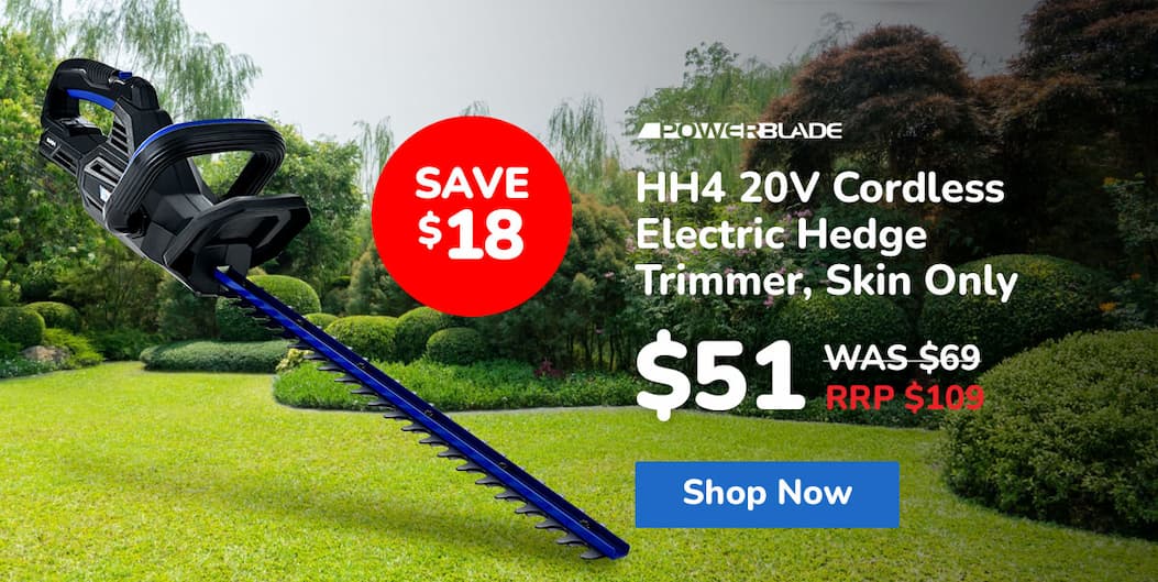 POWERBLADE HH4 20V Cordless Electric Hedge Trimmer, Skin Only