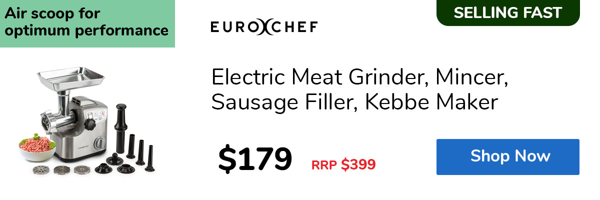 Electric Meat Grinder, Mincer, Sausage Filler, Kebbe Maker