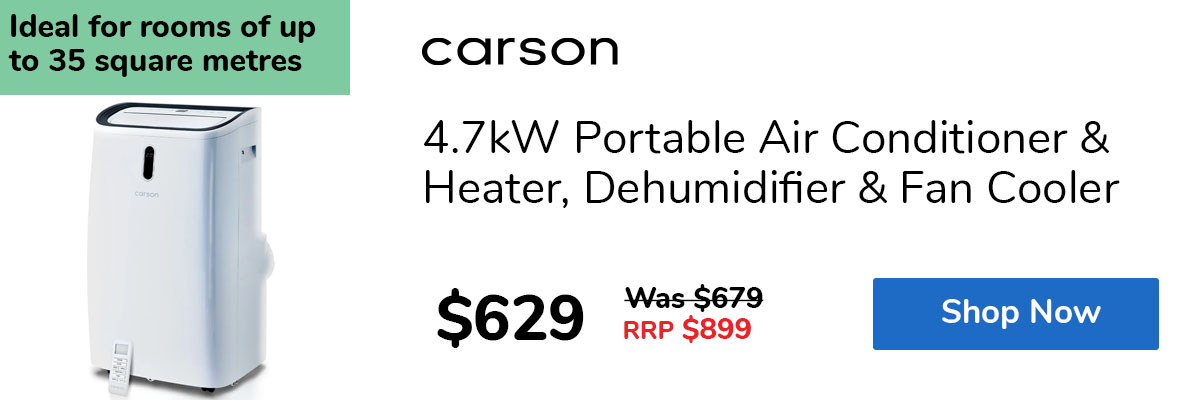 4.7kW Portable Air Conditioner & Heater, Dehumidifier & Fan Cooler