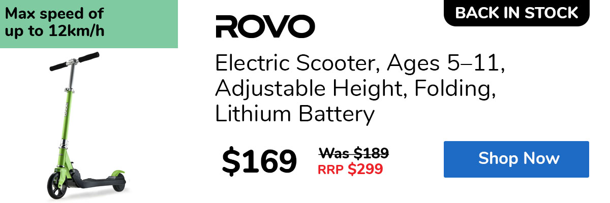 Electric Scooter, Ages 5–11, Adjustable Height, Folding, Lithium Battery