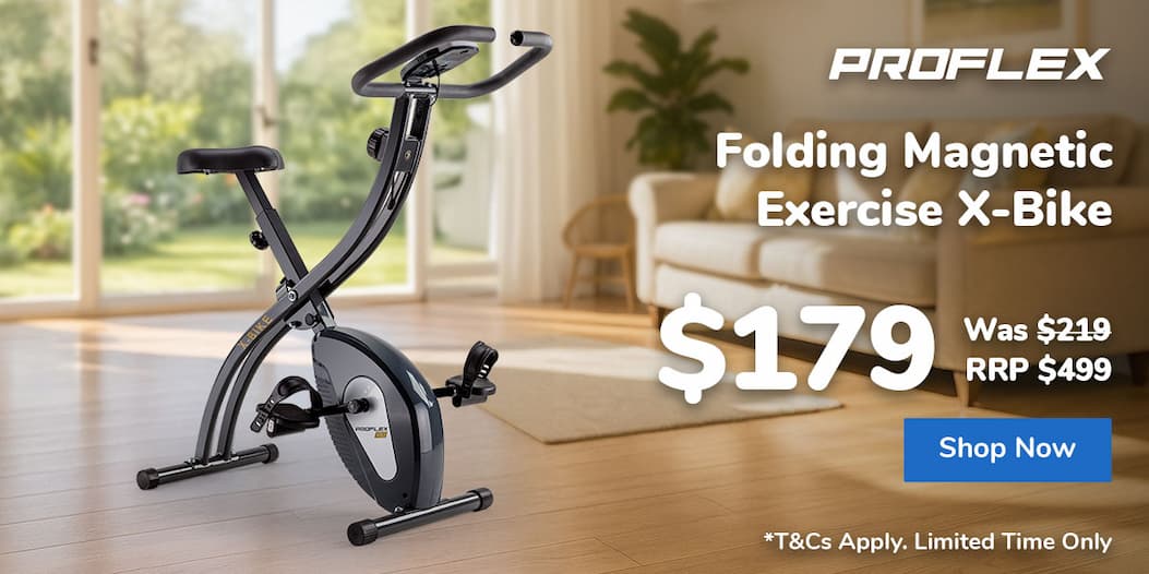 Folding Magnetic Exercise X-Bike