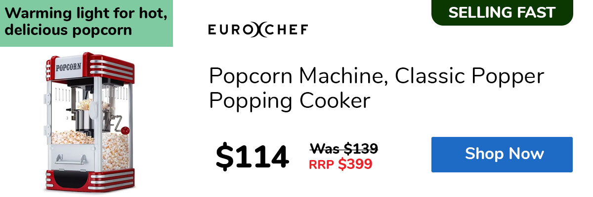 Popcorn Machine, Classic Popper Popping Cooker