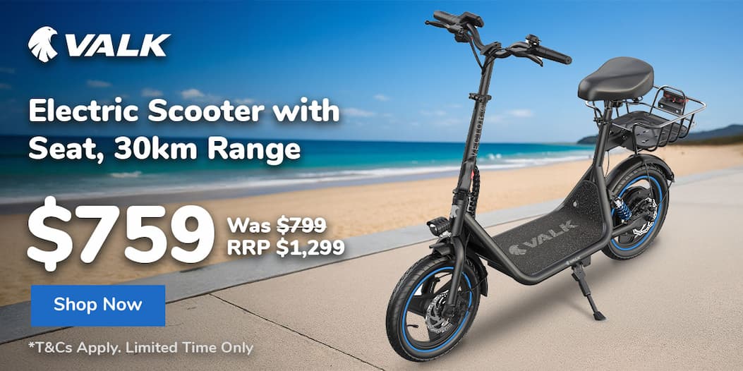 Electric Scooter with Seat, 30km Range