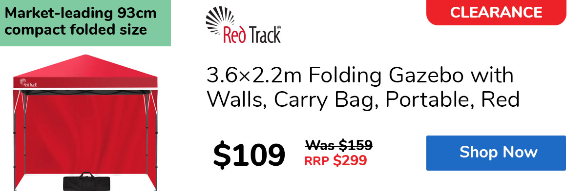3.6×2.2m Folding Gazebo with Walls, Carry Bag, Portable