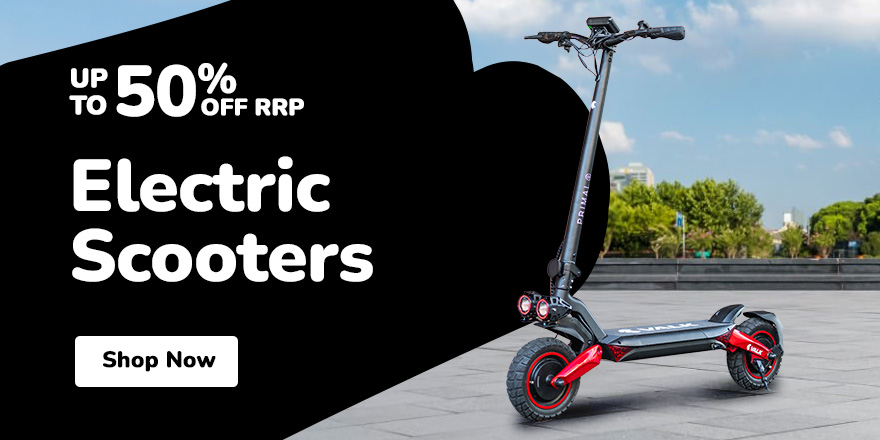 ELECTRIC SCOOTERS UP TO 50% OFF RRP