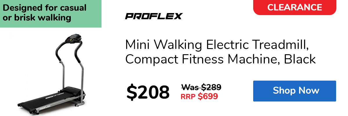 Mini Walking Electric Treadmill, Compact Fitness Machine, Black