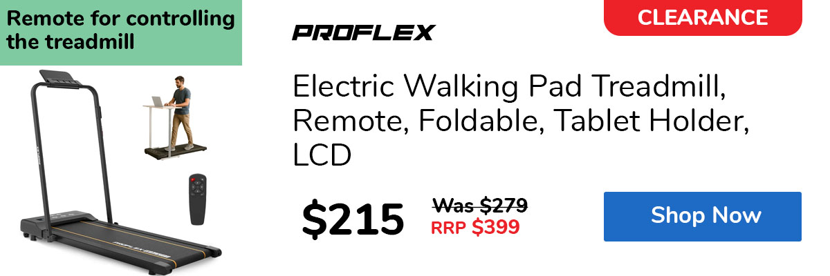 Electric Walking Pad Treadmill, Remote, Foldable, Tablet Holder, LCD