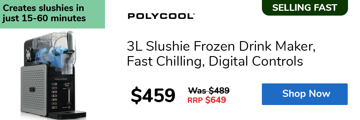 3L Slushie Frozen Drink Maker, Fast Chilling, Digital Controls