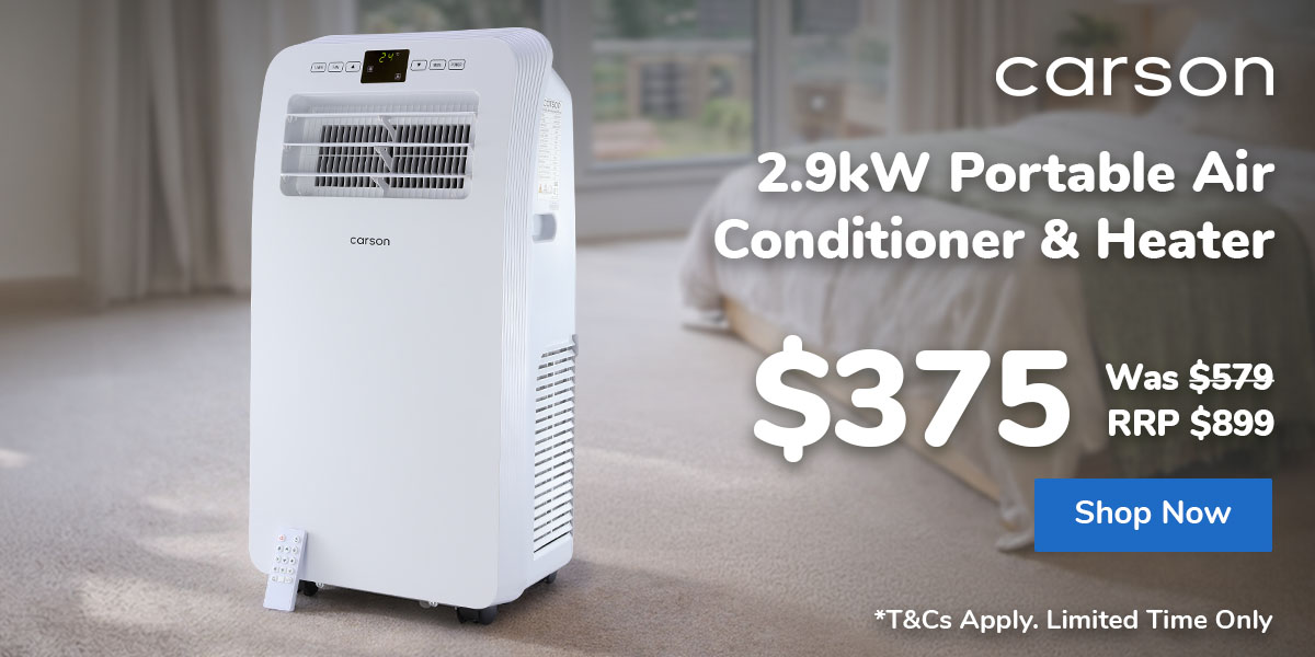 2.9kW Portable Air Conditioner & Heater